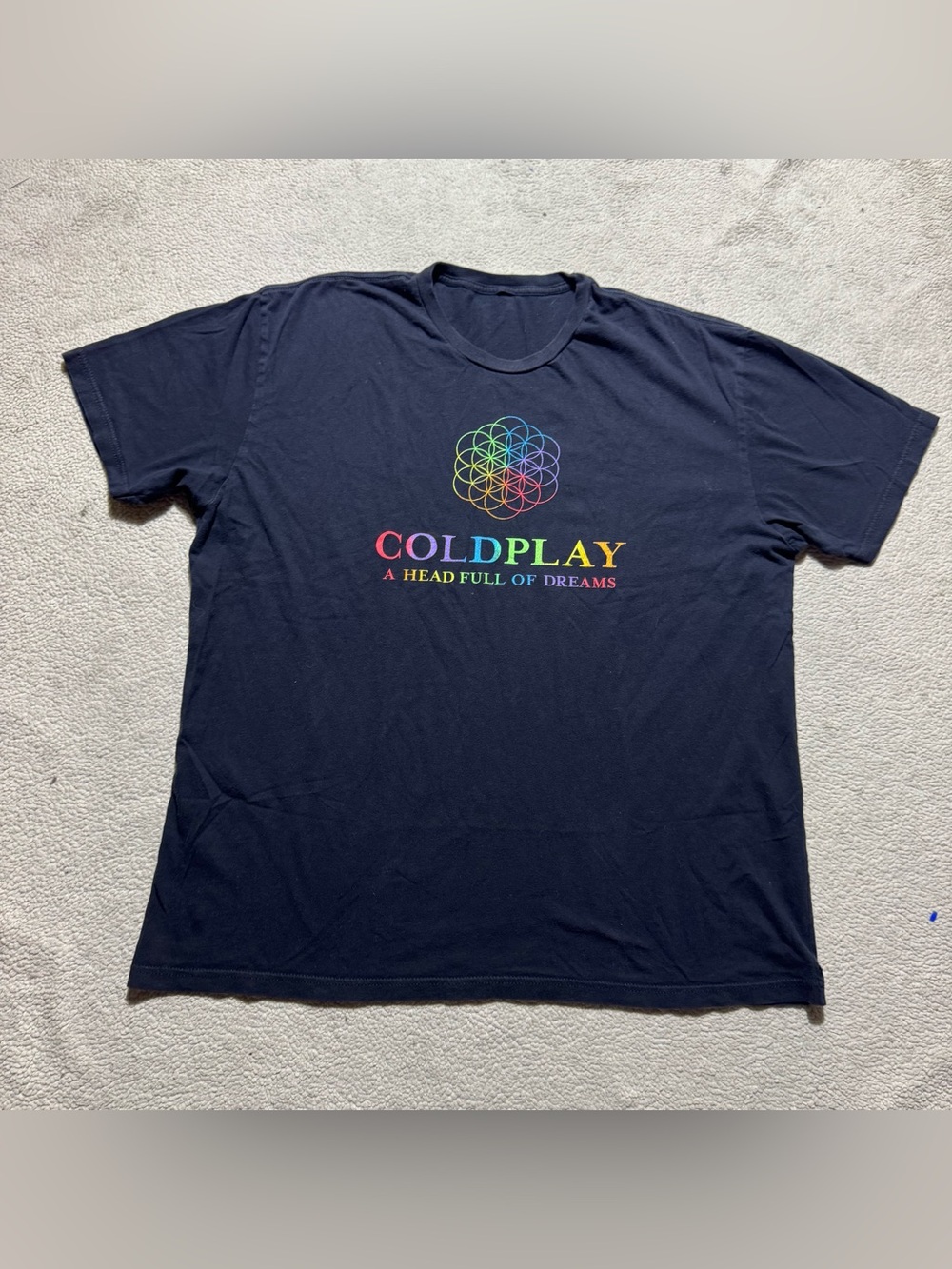 Coldplay A Head Full of Dreams Shirt Adult XL 2017 Tour Short Sleeve Graphic Tee